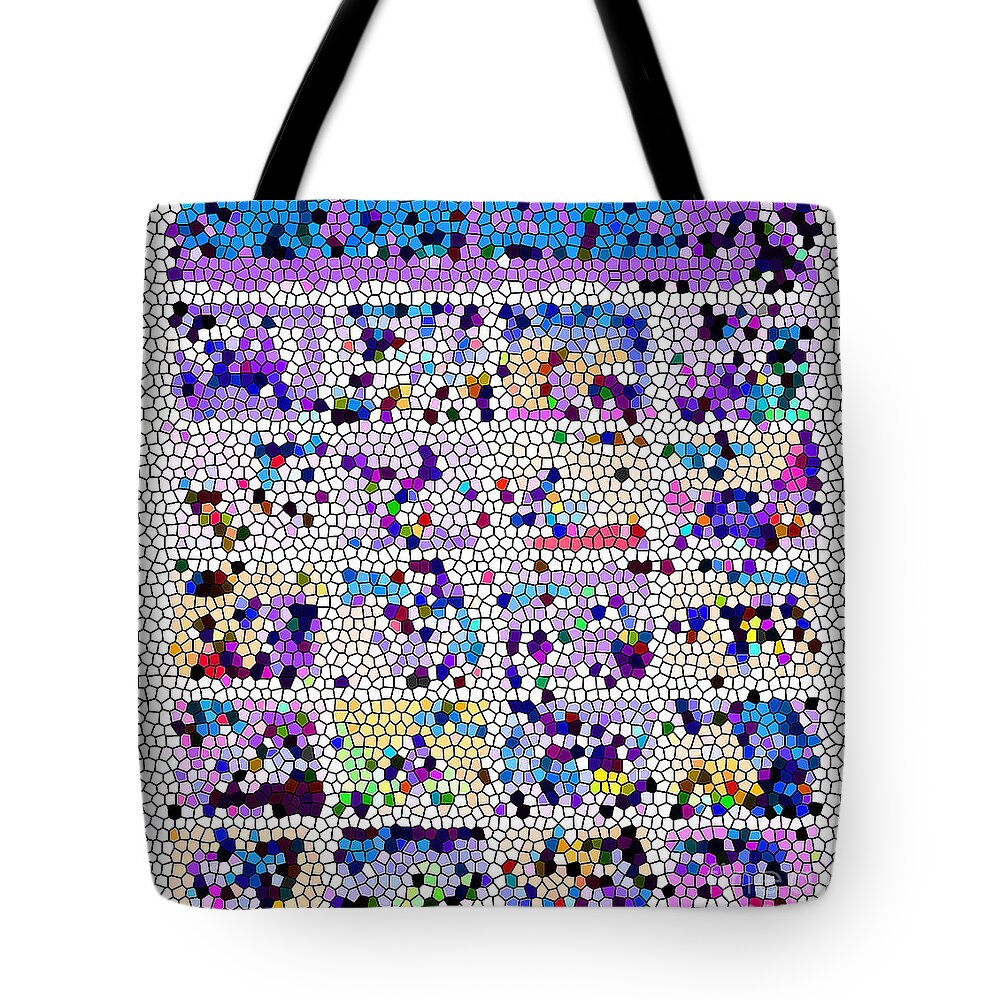 Abstract Art Tote Bag featuring the photograph Comics Strip Abstract by Tina M Wenger