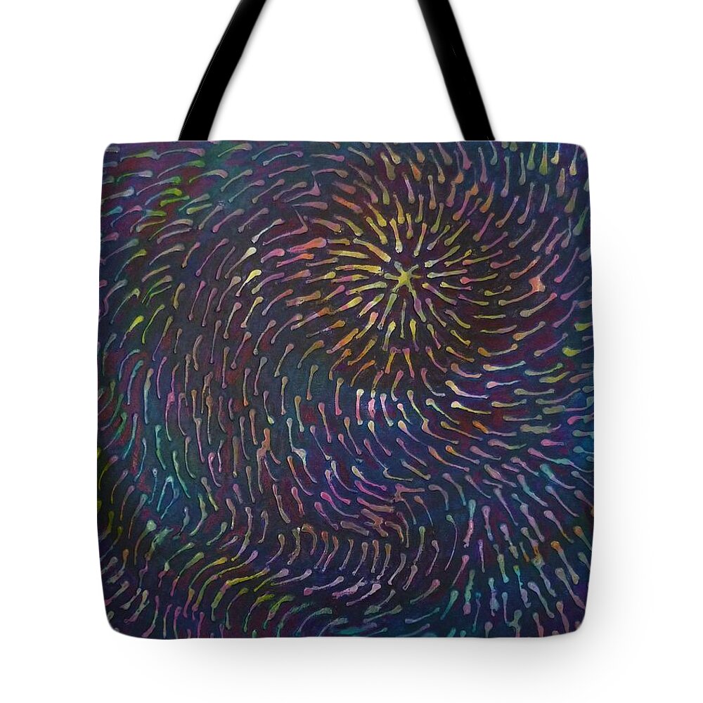 Conception Tote Bag featuring the painting Conception by Amelie Simmons