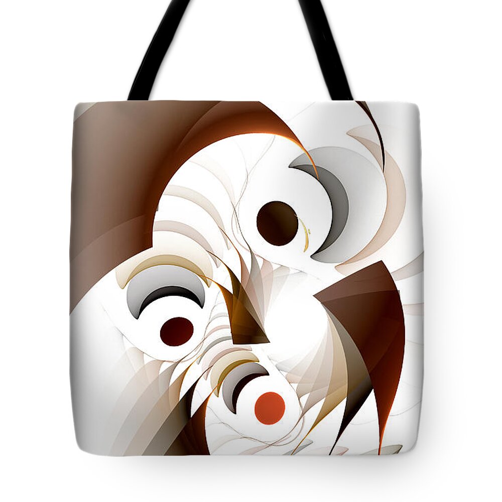 Confused Tote Bag featuring the digital art Confusion by Gary Blackman