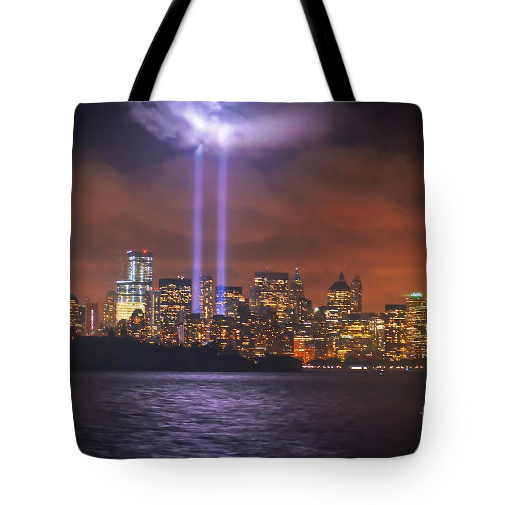 Nyc Tote Bag featuring the photograph Connecting with the Gods by PatriZio M Busnel