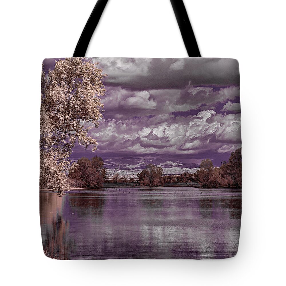 Lake Tote Bag featuring the photograph Constant Change by Marta Cavazos-Hernandez