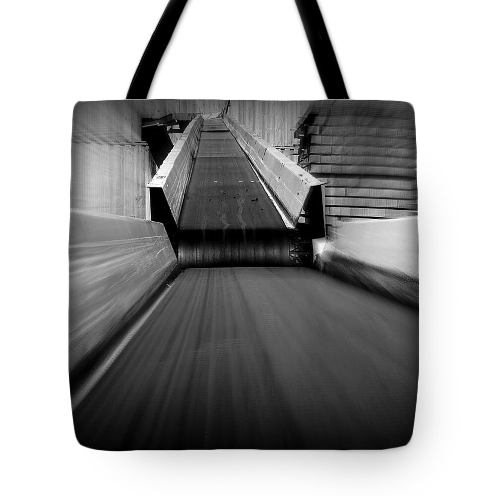 Hopper Tote Bag featuring the photograph Conveyor 2 by Guy Pettingell