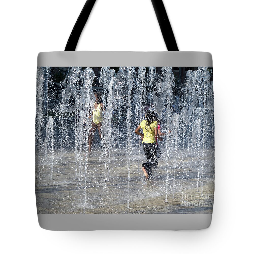 Detroit Tote Bag featuring the photograph Cool Kids by Ann Horn
