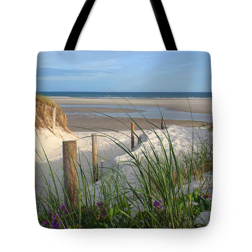 Cape Cod Bay Tote Bag featuring the photograph Cool of Morning by Dianne Cowen Cape Cod Photography