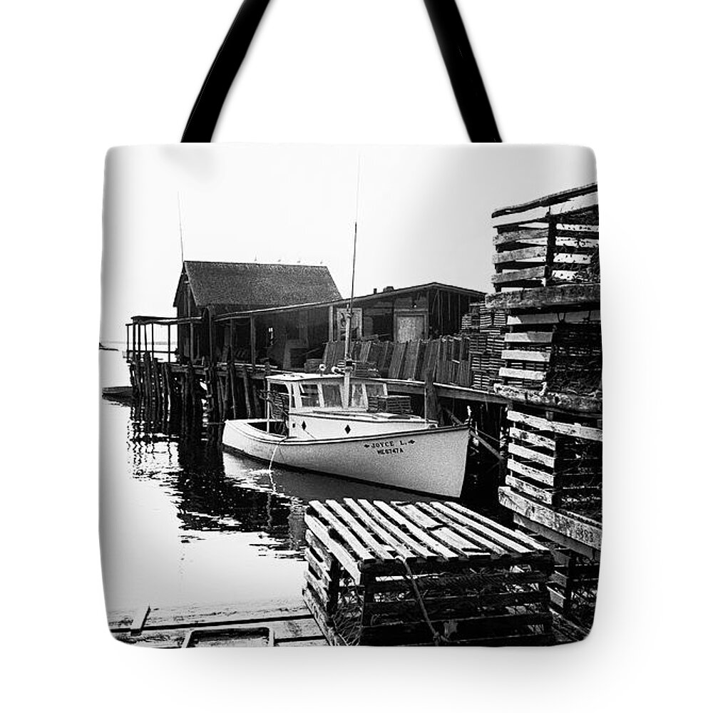 Corea Tote Bag featuring the photograph Beals Island Maine 1973 by Marty Saccone