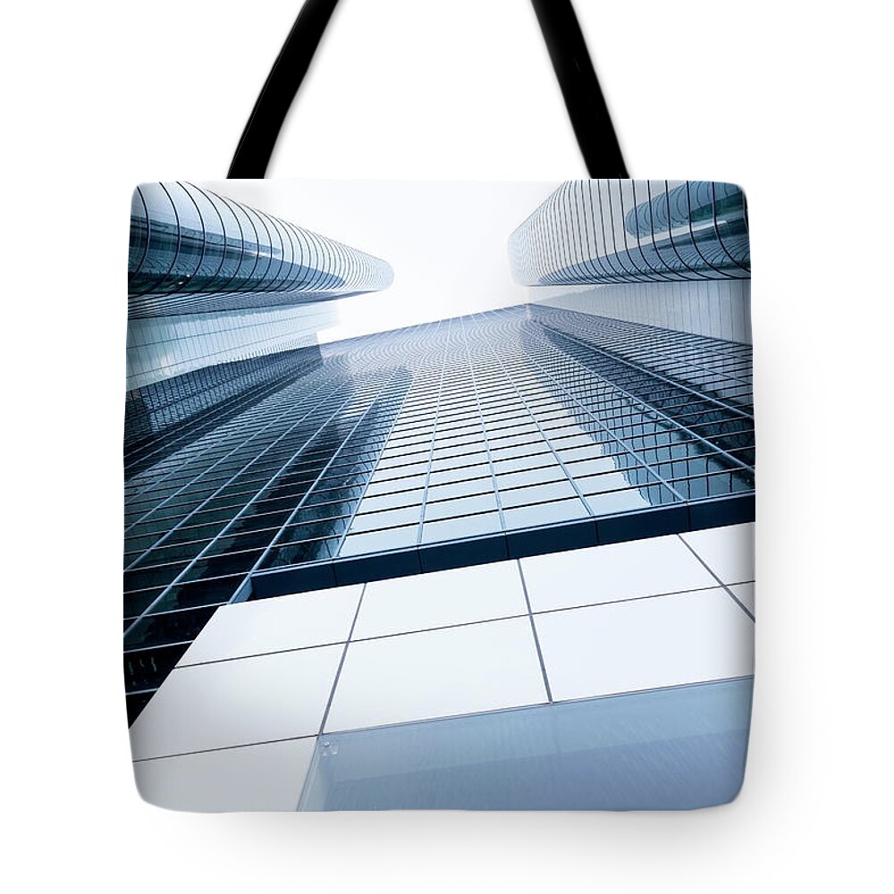 Corporate Business Tote Bag featuring the photograph Corporate Building by Bertlmann