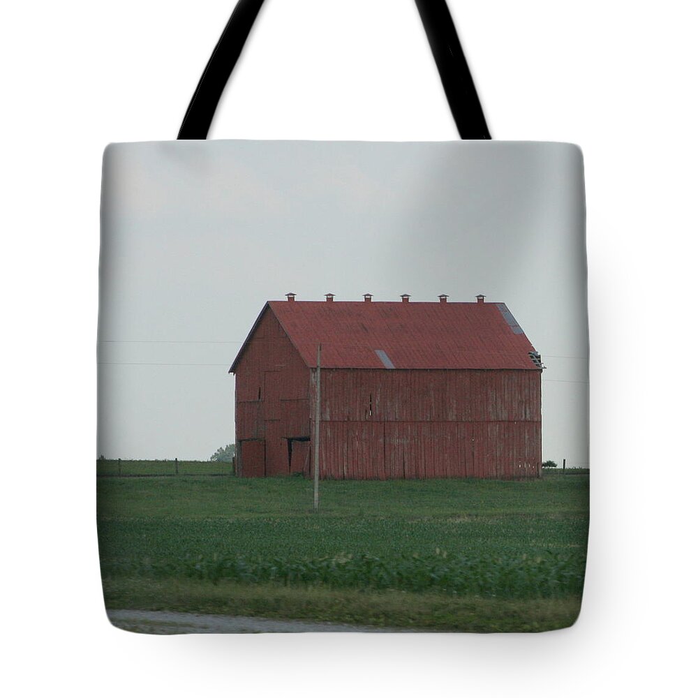Barn Tote Bag featuring the photograph Dilapidated Country Barn by Valerie Collins