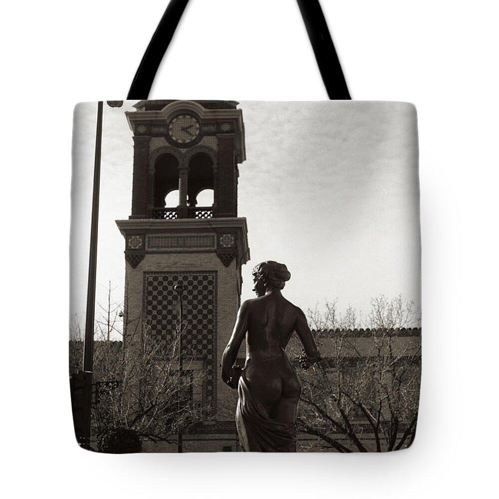Minolta Camera Tote Bag featuring the photograph Country Club Plaza III by Stephanie Hollingsworth
