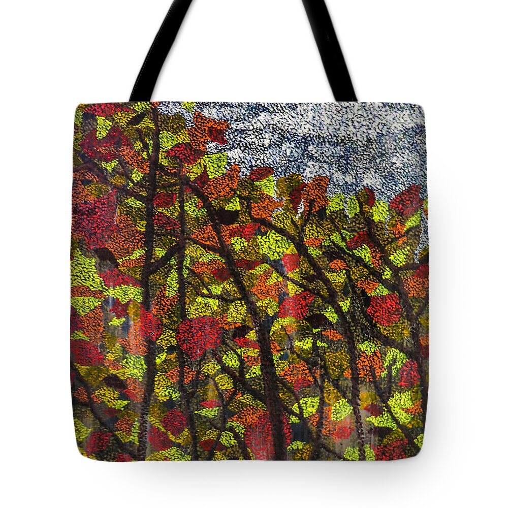 Autumn Tote Bag featuring the painting Country Colours by Joel Tesch
