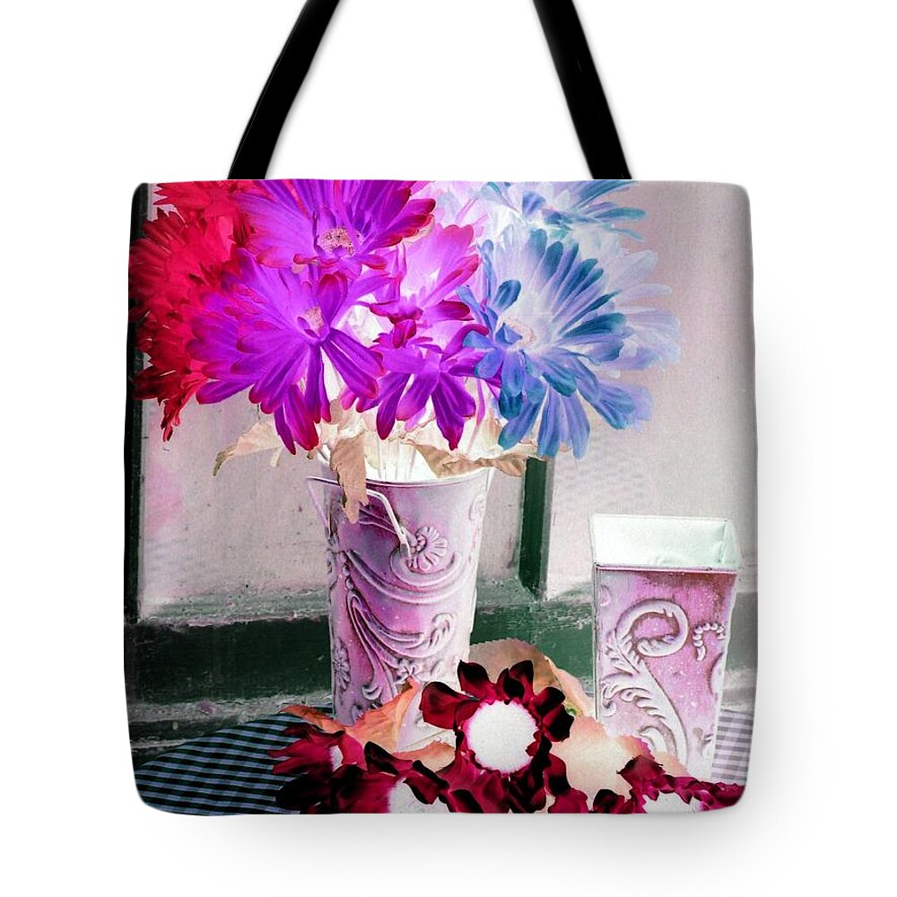 Flower Tote Bag featuring the photograph Country Comfort - PhotoPower 496 by Pamela Critchlow