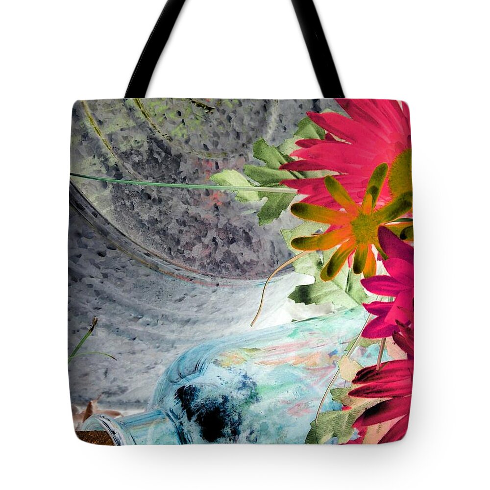 Flower Tote Bag featuring the photograph Country Summer - PhotoPower 1511 by Pamela Critchlow
