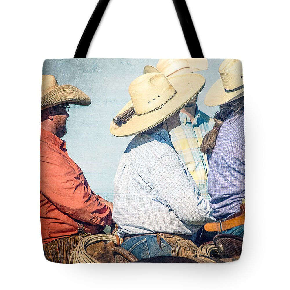 Made In America Tote Bag featuring the photograph Cowboy Colors by Steven Bateson