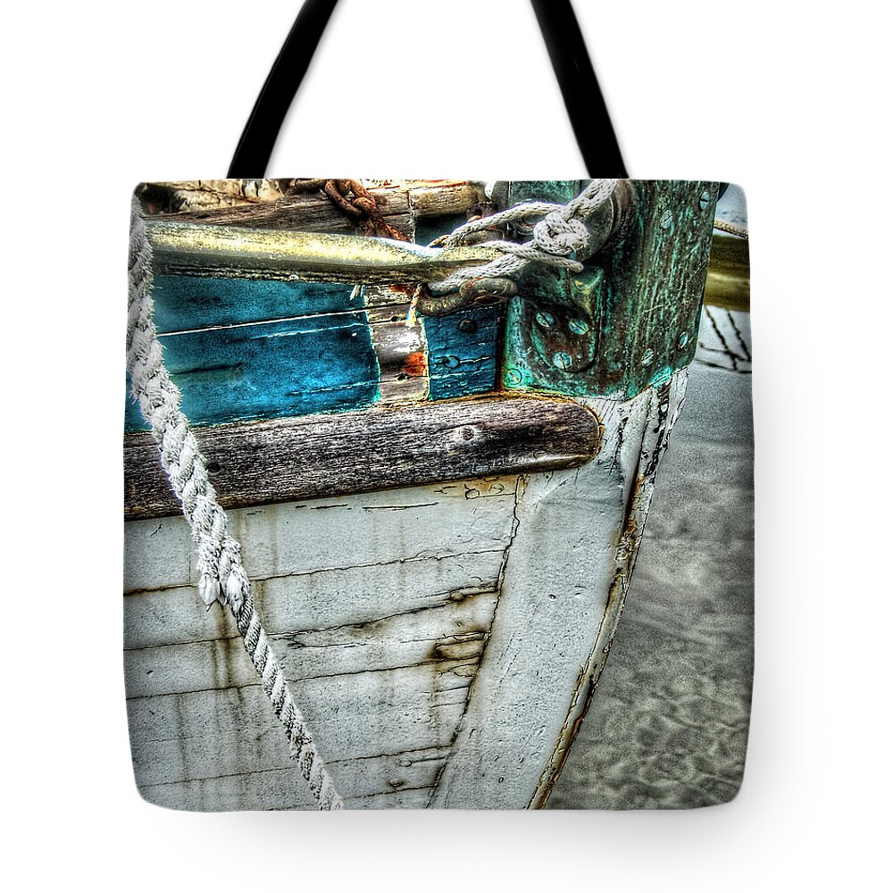 Alabama Tote Bag featuring the digital art Cracked Bow by Michael Thomas