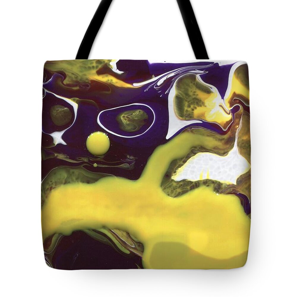 Cat Tote Bag featuring the painting Crazy Cat by Jamie Frier