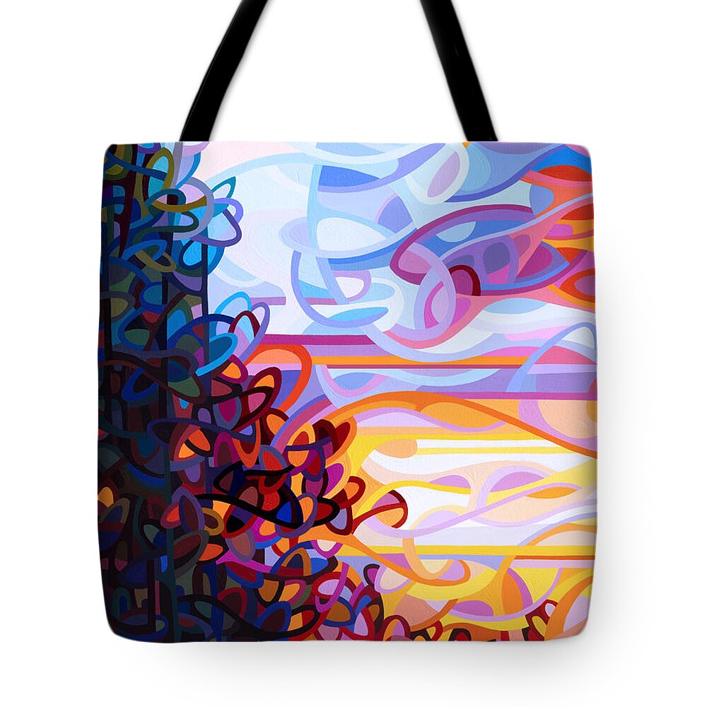 Art Tote Bag featuring the painting Crescendo by Mandy Budan