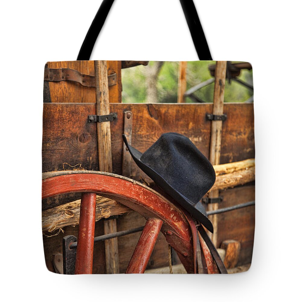 Oklahoma Tote Bag featuring the photograph Dagnabbit where is my hat by Toni Hopper