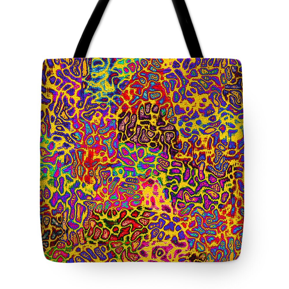  Tote Bag featuring the painting Dance of Life 4 by Steve Fields