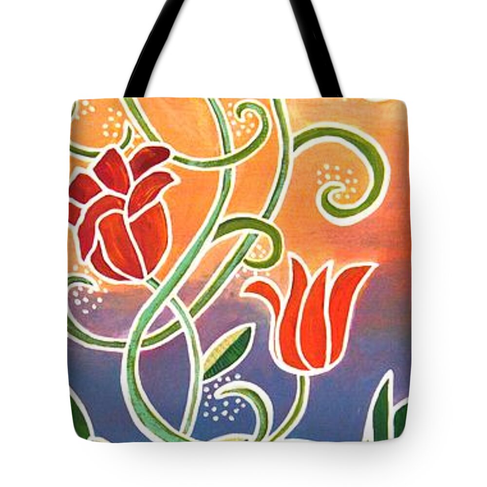 Dance Tote Bag featuring the painting Dance with Me by Linda Bailey