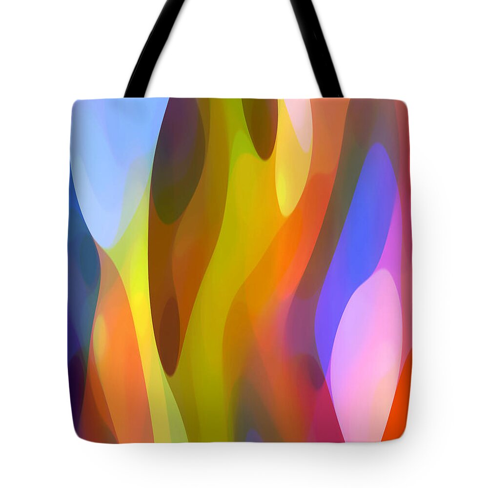 Abstract Art Tote Bag featuring the painting Dappled Light 3 by Amy Vangsgard