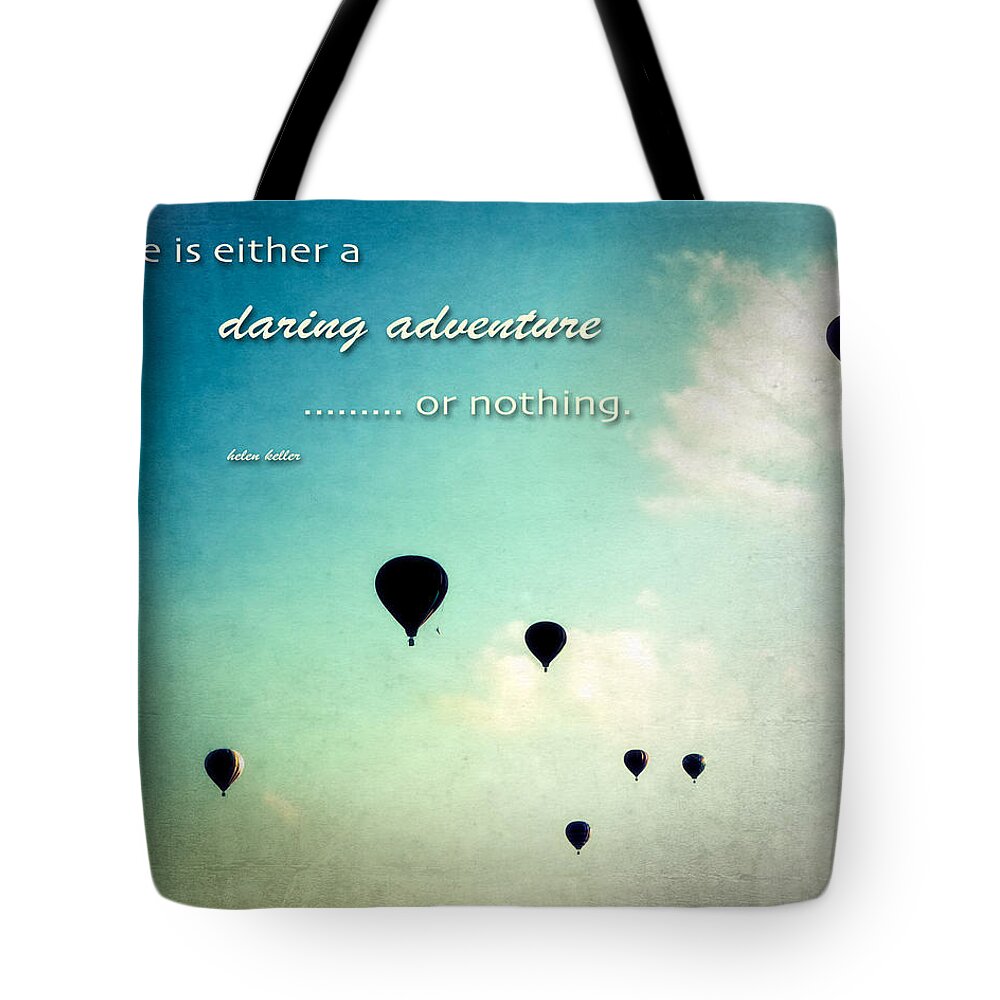 Events Tote Bag featuring the photograph Daring Adventure Hot Air Balloons by Eleanor Abramson