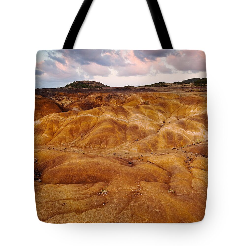 Landscape Tote Bag featuring the photograph Dawn on the savane by Matteo Colombo