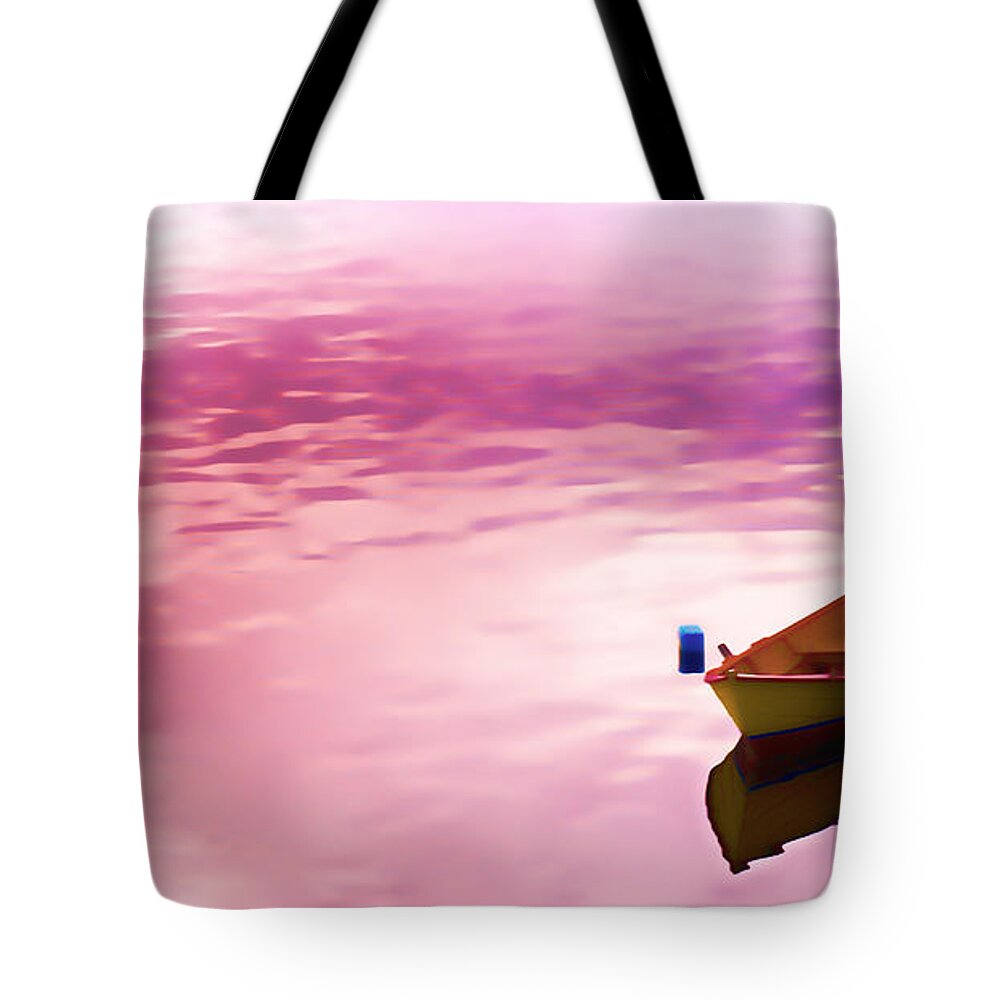 Marblehead Harbor Tote Bag featuring the photograph Dawns light reflected by Jeff Folger