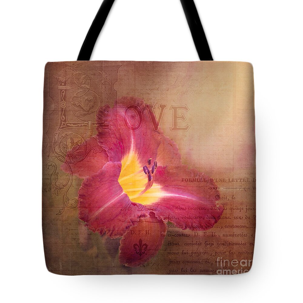 Lily Tote Bag featuring the photograph Deep Emotion by Betty LaRue