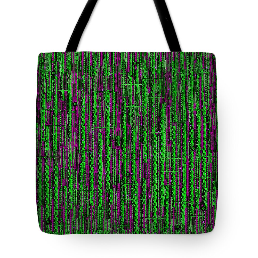 Forest Tote Bag featuring the mixed media Deep Into the rainforest by Pepita Selles