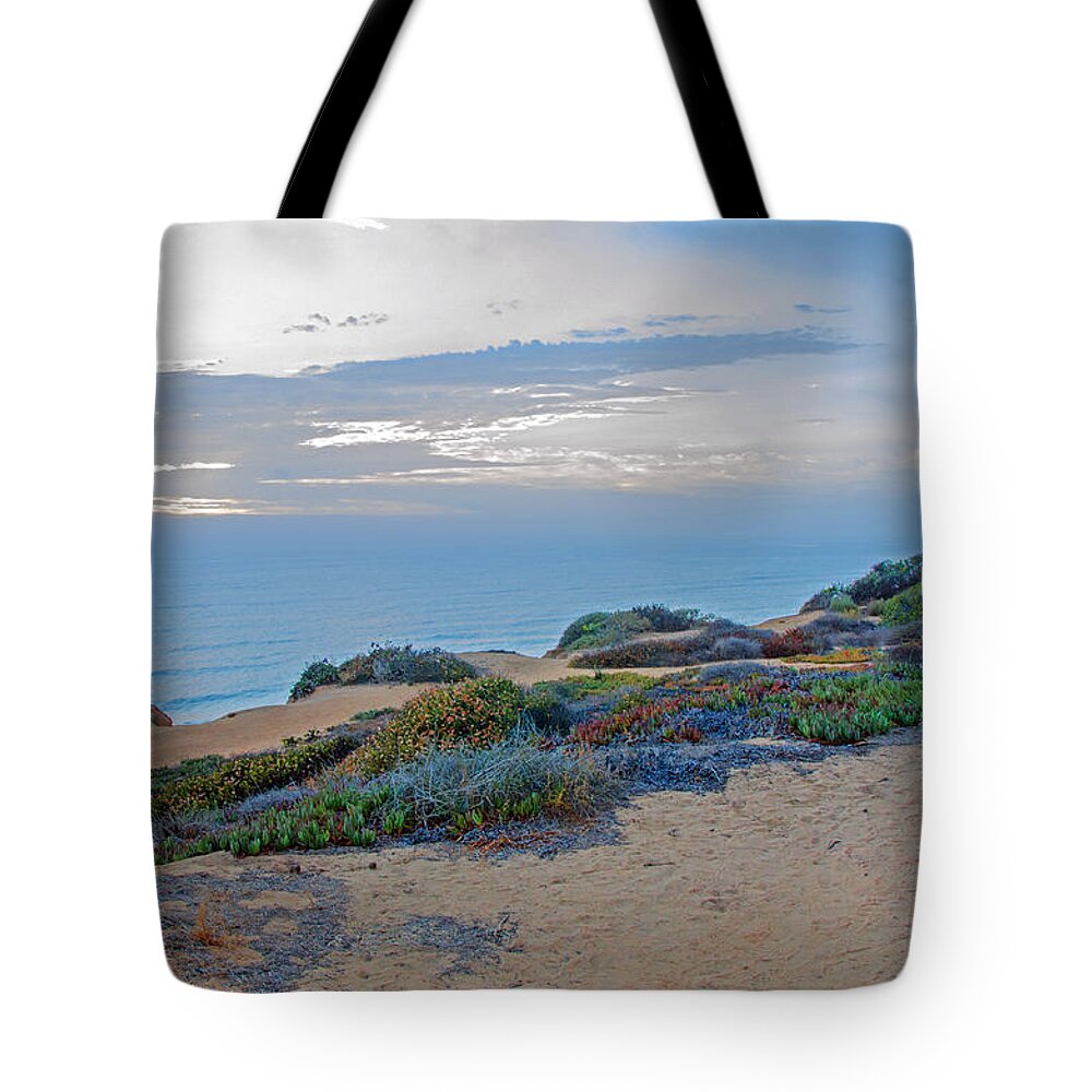 Del Mar Sunset Tote Bag featuring the photograph Del Mar Sunset by Susan McMenamin