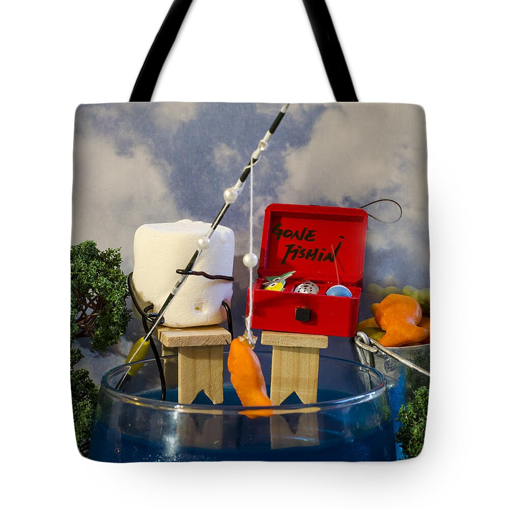 Fishing Tote Bag featuring the photograph Delicious Fish by Heather Applegate