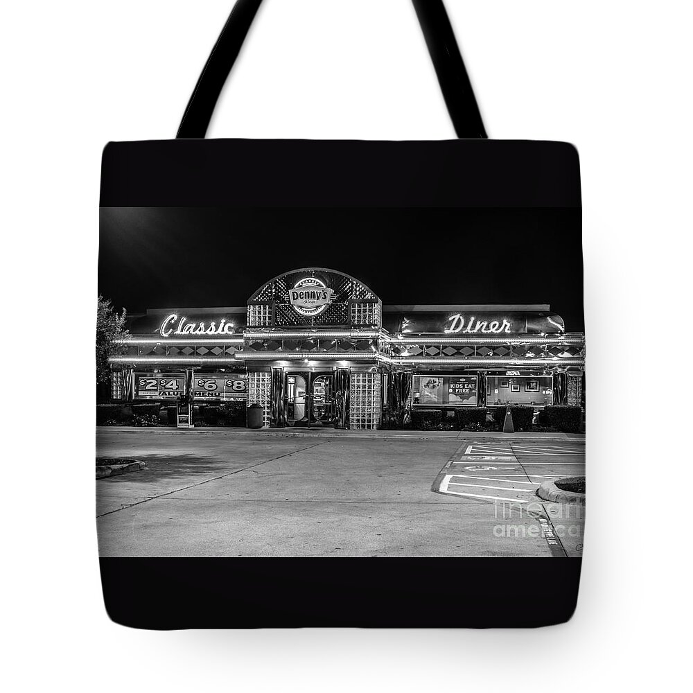 Denny's Diner Tote Bag featuring the photograph Denny's Classic Diner by Imagery by Charly