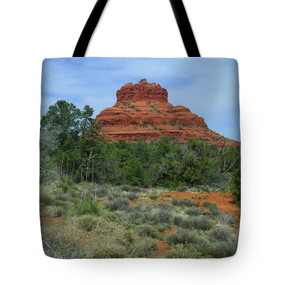 Sedona Tote Bag featuring the photograph Desert Castle by Jessica Myscofski
