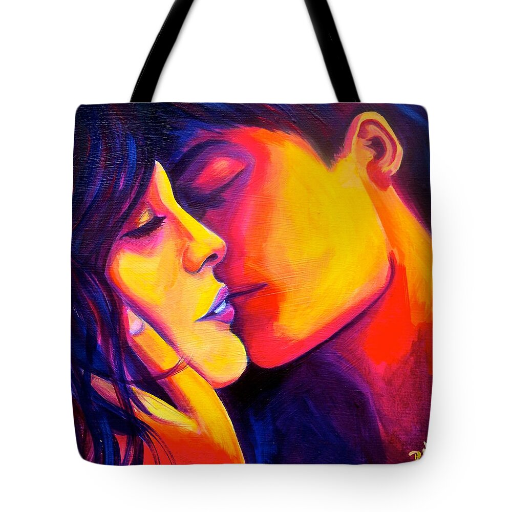 Desire Tote Bag featuring the painting Desire by Debi Starr