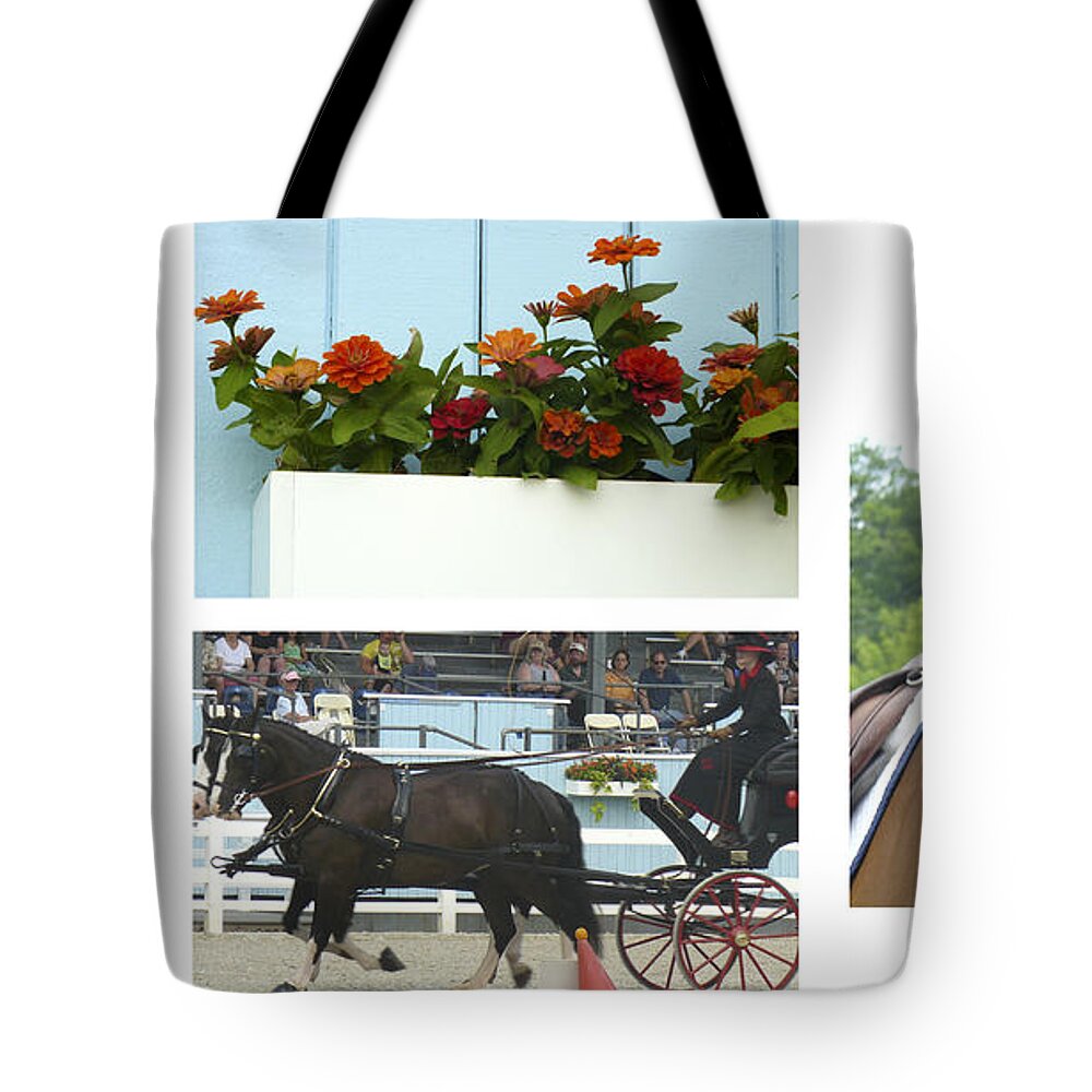 Devon Horse Show Tote Bag featuring the photograph Devon Horse Show Group by Mary Ann Leitch