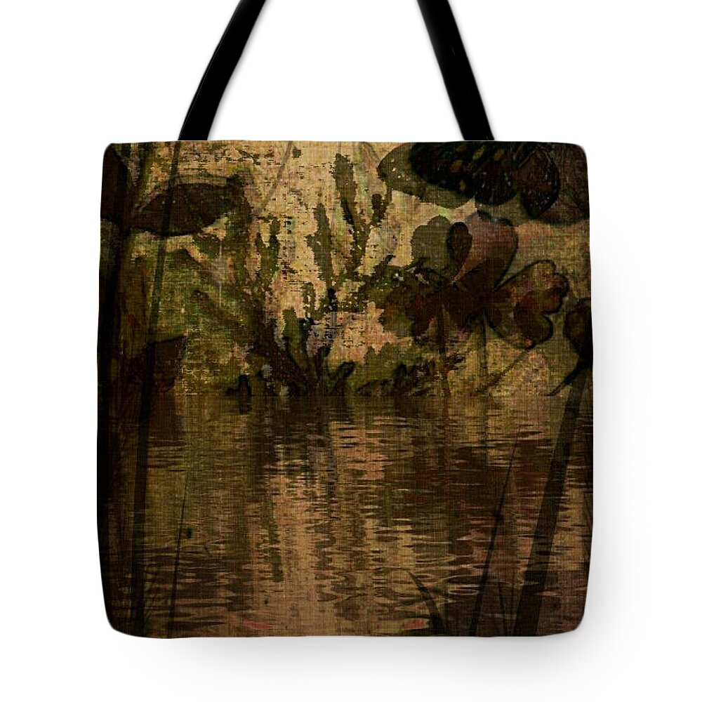 Bird Tote Bag featuring the digital art Dinosaurs among us by Delight Worthyn