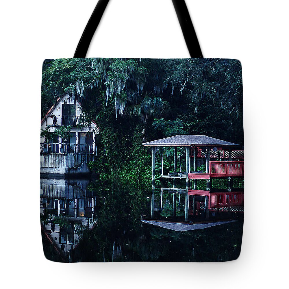 Dock Tote Bag featuring the photograph Dock by Chauncy Holmes