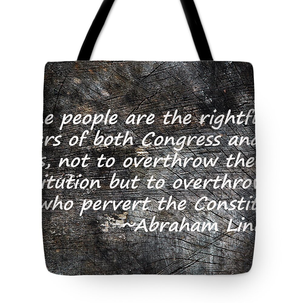 Rights Tote Bag featuring the photograph Don't Tread on Me by Brenda Giasson