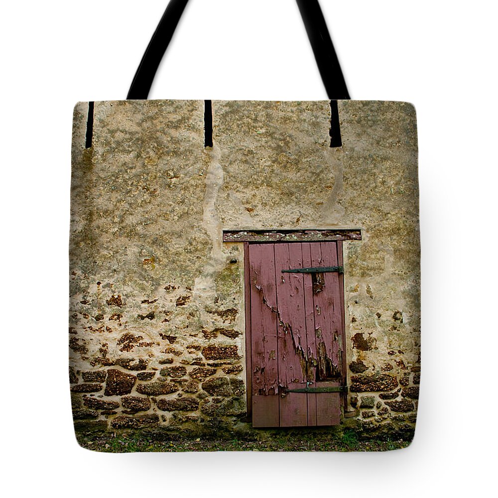 Batsto Tote Bag featuring the photograph Door and Windows by Kristia Adams