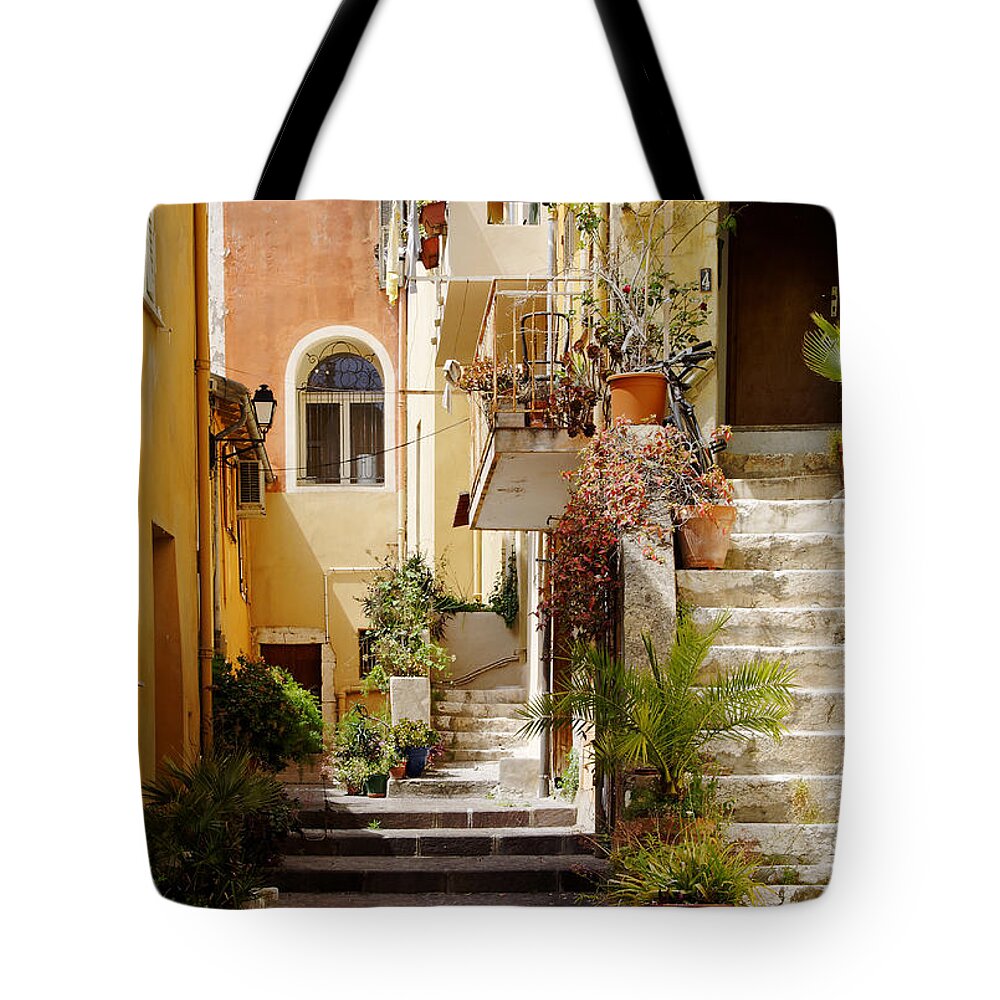 France Tote Bag featuring the photograph Appartement 4 - Villefranche France by Darin Volpe