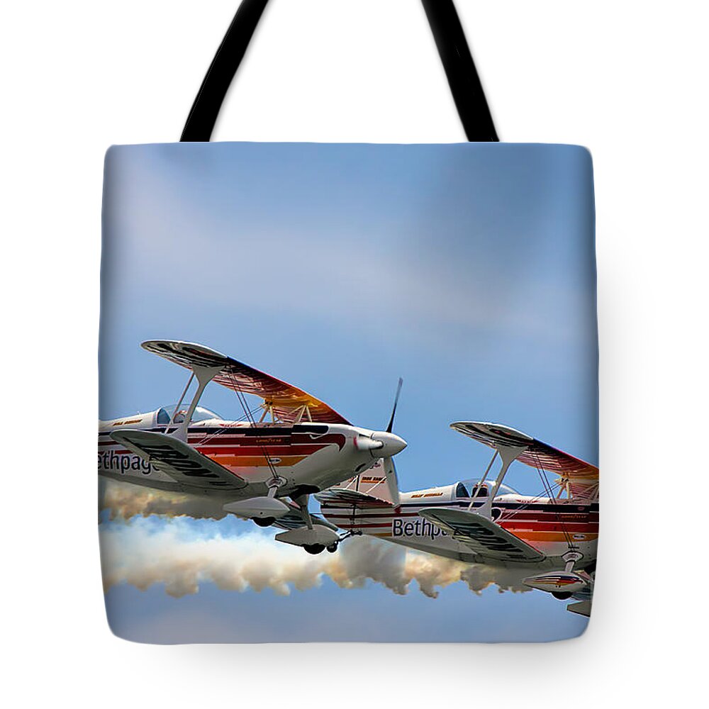 Iron Eagle Tote Bag featuring the photograph Double Iron Eagles by Rick Kuperberg Sr