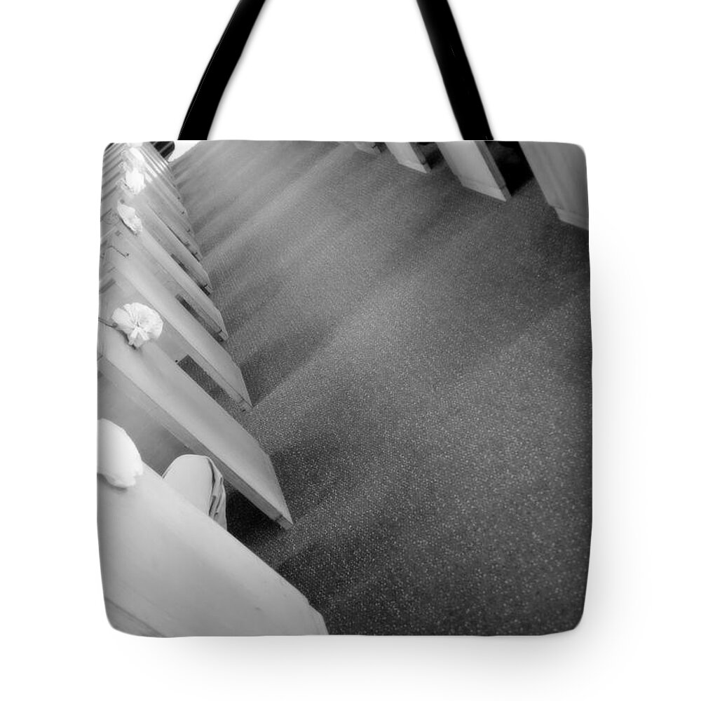 Down The Aisle Tote Bag featuring the photograph Down the Aisle by Valentino Visentini