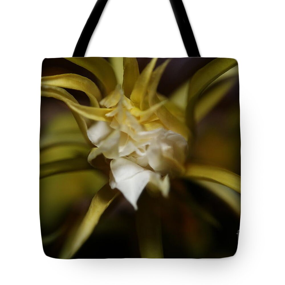 Asian Tote Bag featuring the photograph Dragon Flower by David Millenheft