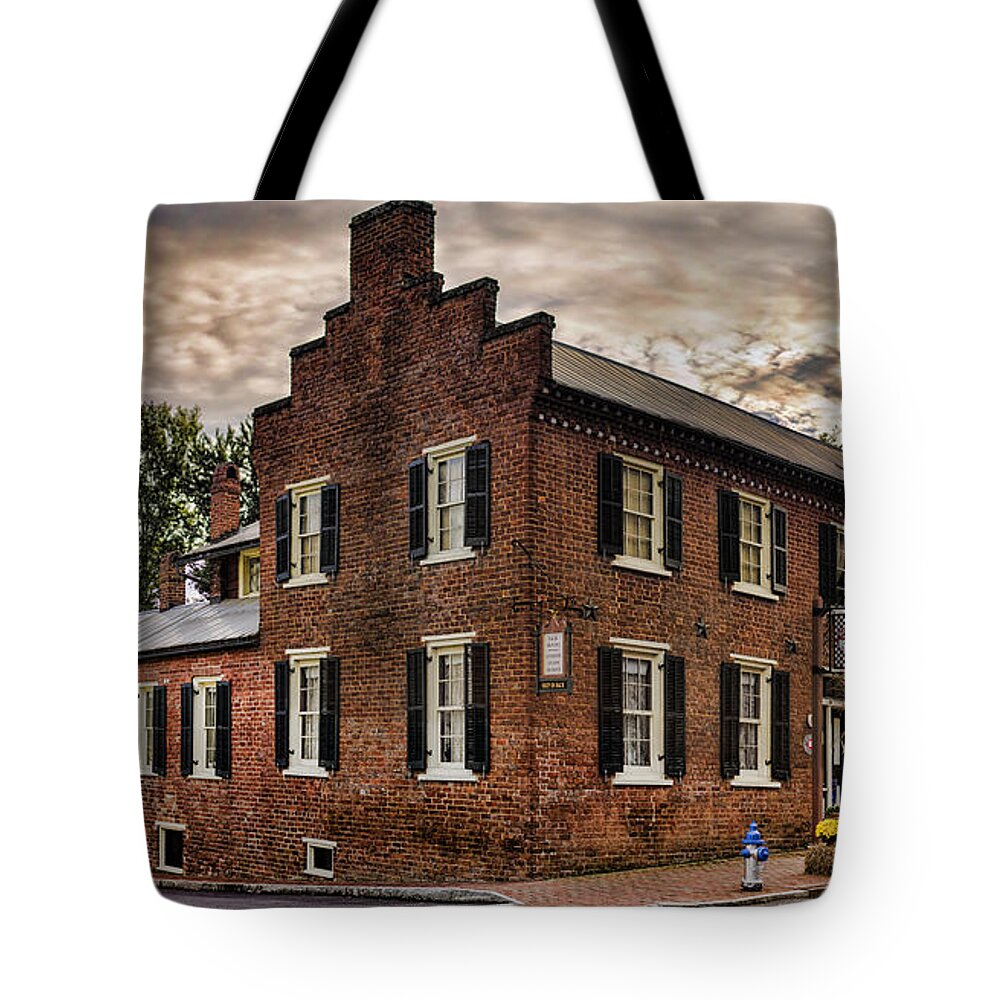 Blair-moore House Tote Bag featuring the photograph Dramatic by Heather Applegate