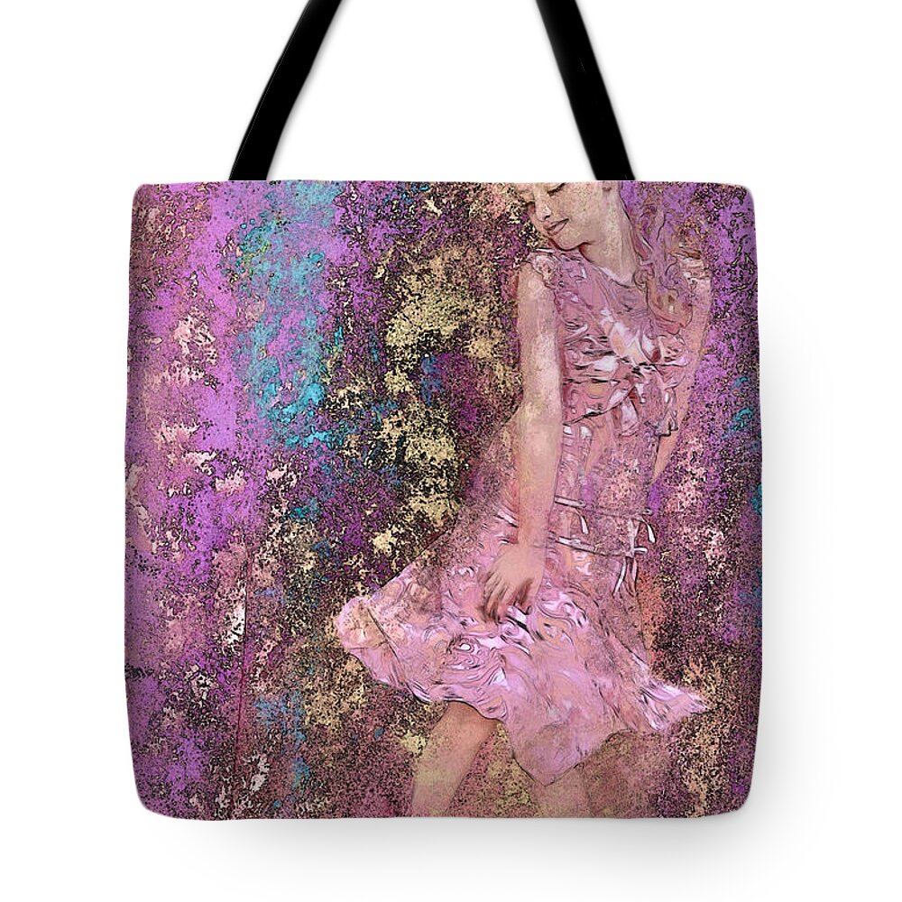 Young Girl Tote Bag featuring the photograph Dream Land by Bonnie Willis
