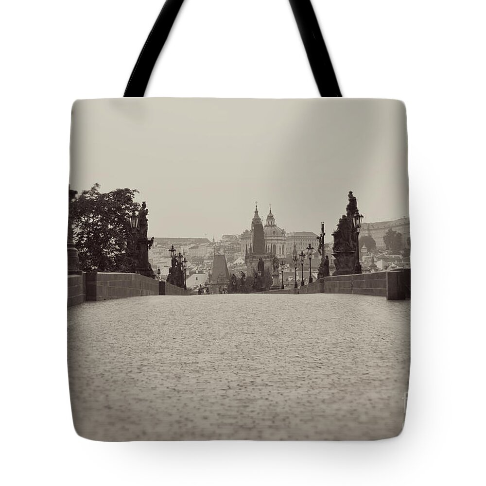 Photography Tote Bag featuring the photograph Dreaming of Prague by Ivy Ho