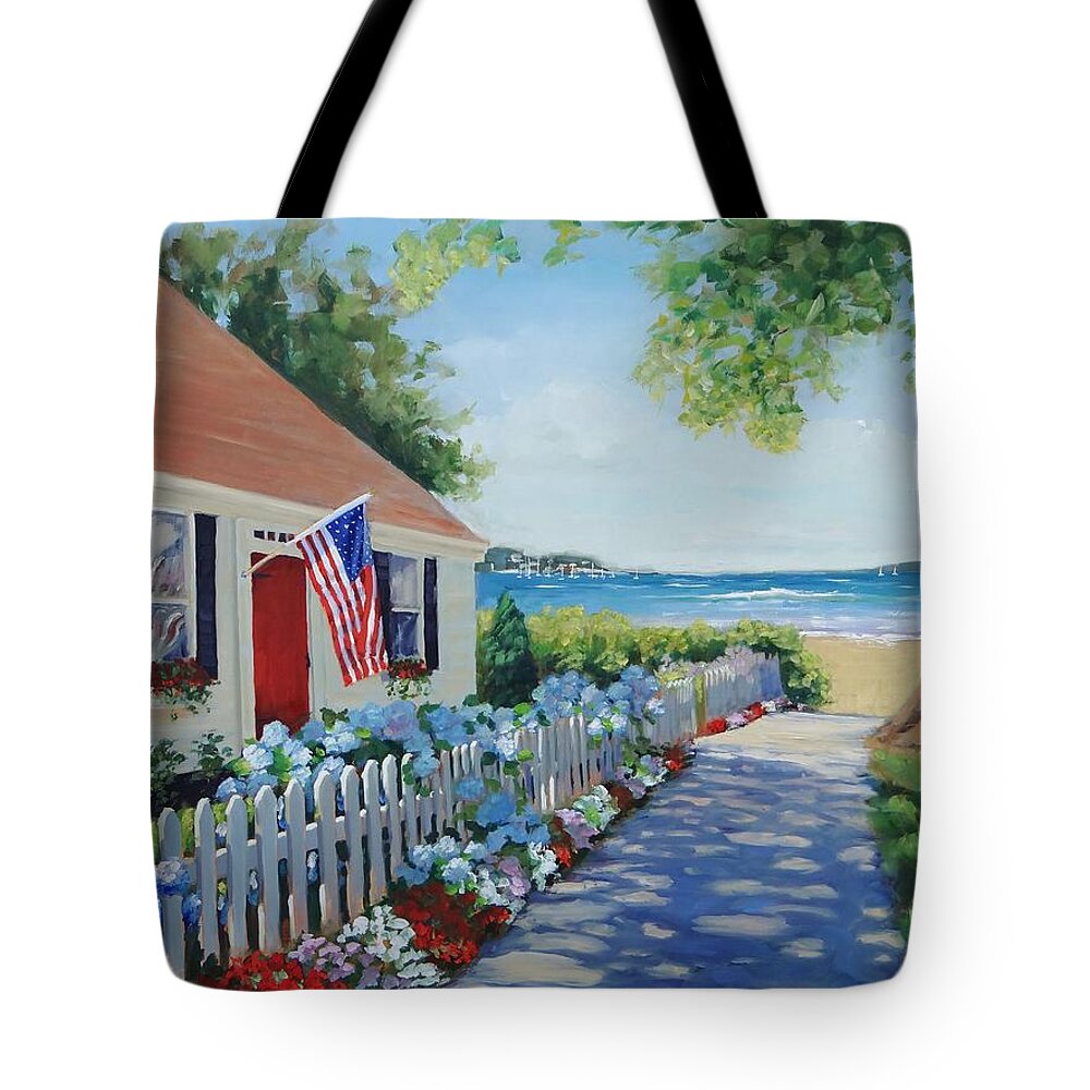 House Tote Bag featuring the painting Dreamscape by Laura Lee Zanghetti