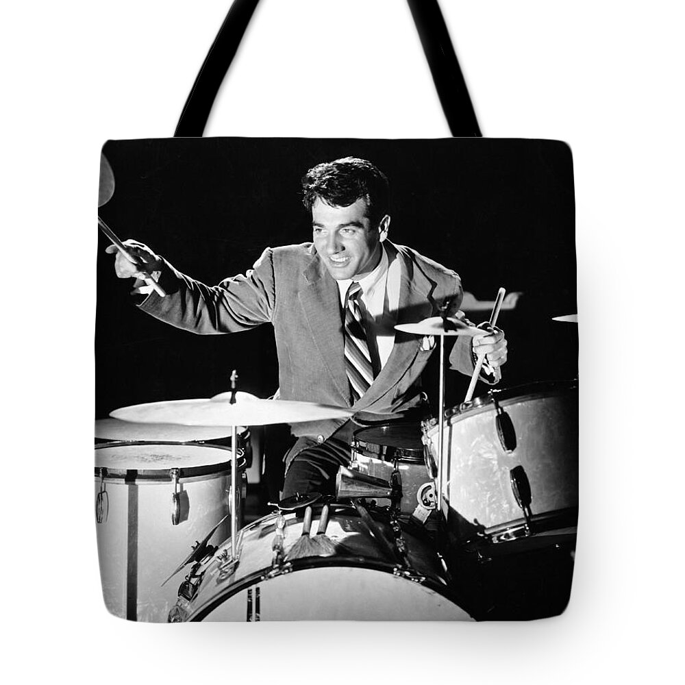 1947 Tote Bag featuring the photograph Drummer Gene Krupa by Underwood Archives