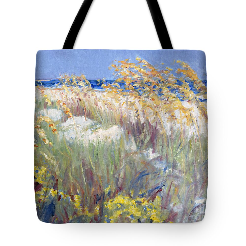 Dune Tote Bag featuring the painting Dune Alley by Candace Lovely