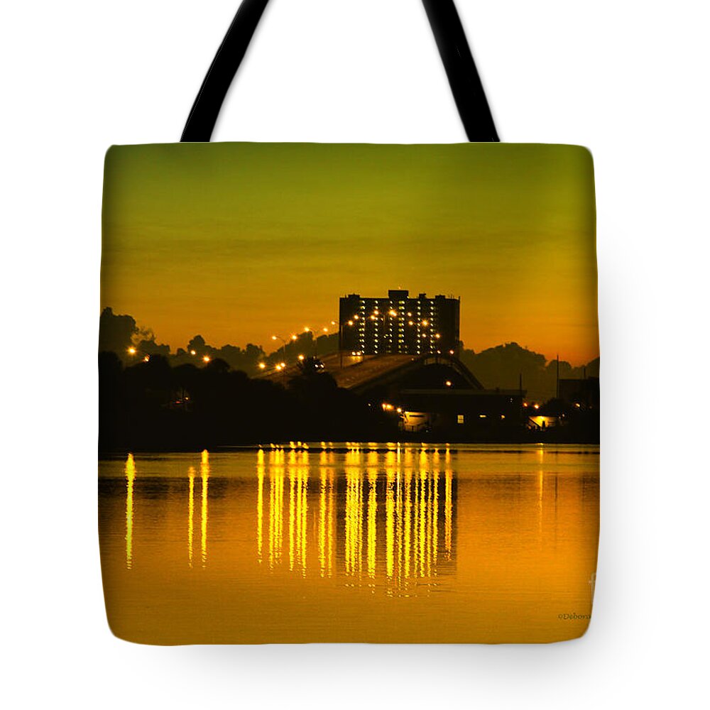 City Tote Bag featuring the photograph Dunlawton Morning by Deborah Benoit