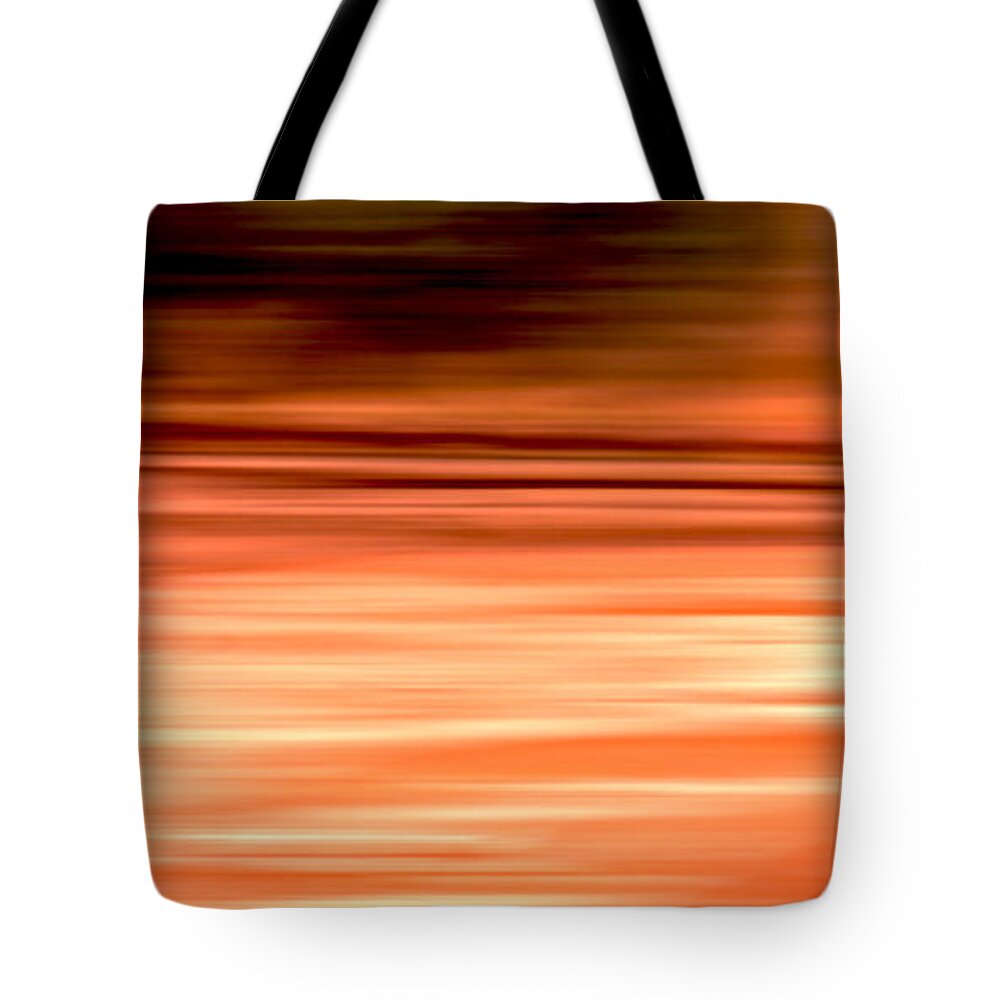 Abstract Paintings Tote Bag featuring the digital art Abstract Earth motion burnt orange by Linsey Williams
